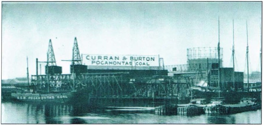 Vintage photograph of the Curran & Burton Coal Company of Providence, R.I. (Theodore Backen)